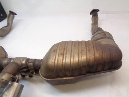 2006+ GENUINE PORSCHE 987 CAYMAN BOXTER S EXHAUST MUFFLER & TIP SYSTEM R19