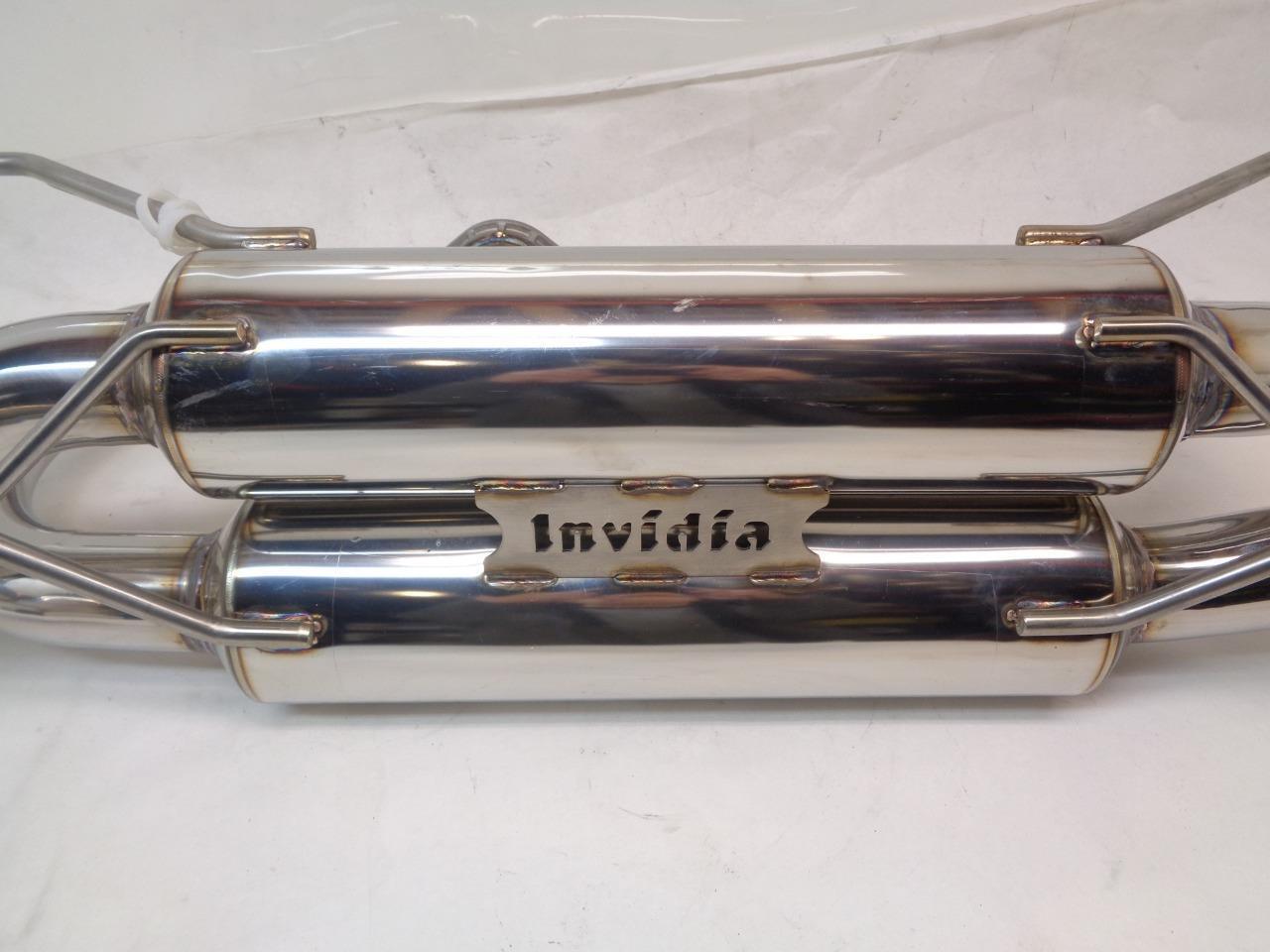 INVIDIA GEMINI R400 DUAL LAYERED TITANIUM TIP EXHAUST MUFFLER FOR BRZ/86/FRS SR