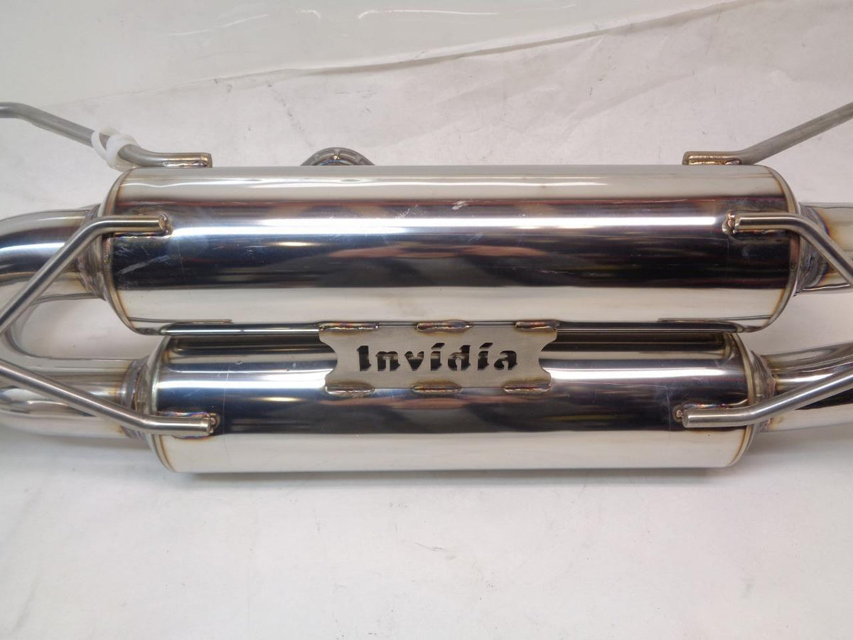 INVIDIA GEMINI R400 DUAL LAYERED TITANIUM TIP EXHAUST MUFFLER FOR BRZ/86/FRS SR