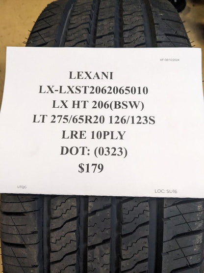 LEXANI LX HT 206 BSW LT 275 65 20 126/123S LRE 10PLY TIRE LXST2062065010 CQ3