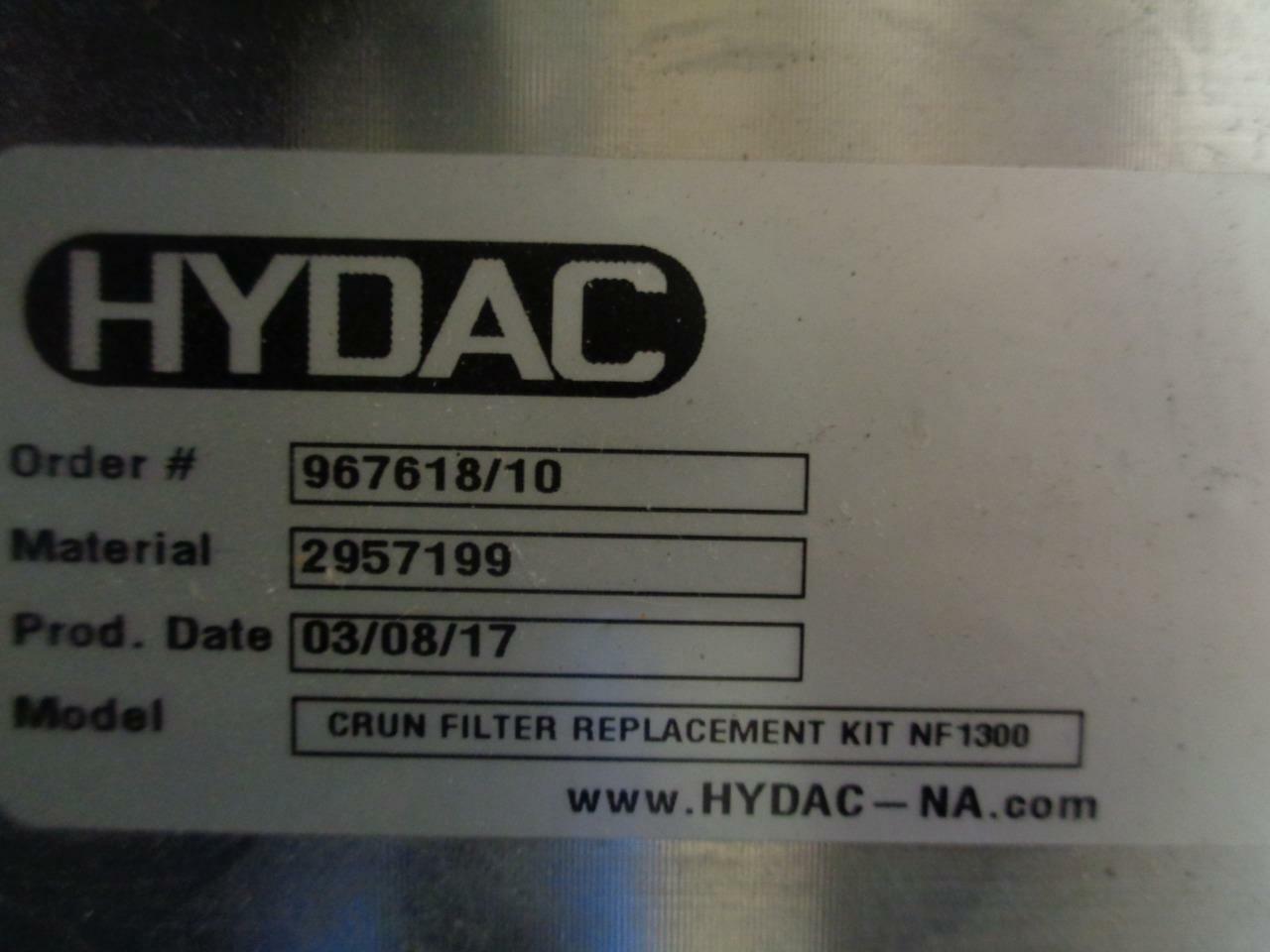 Hydac NF1300 Hydraulic Filter NEW* BSR
