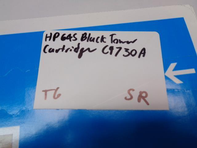 NEW HP LASERJET BLACK TONER CARTRIDGE C9730A FOR COLOR JET 5500 5550 SR