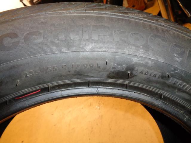 2 CONTINENTAL CONTIPROCONTACT E P 235 55 17 99H SL A/S TIRES 15484790000 CQ1