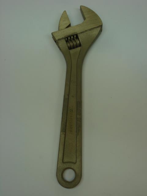 WESTWARD AW8NS 8" NON SPARKING ADJUSTABLE WRENCH R22T4