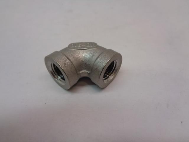MERIT BRASS 25 PACK 1/4" GRADE 316 STAINLESS STEEL PIPE 90DEG ELBOW K601-04 R15