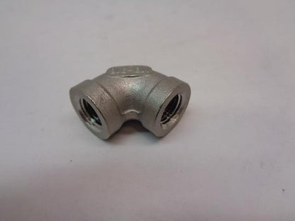 MERIT BRASS 25 PACK 1/4" GRADE 316 STAINLESS STEEL PIPE 90DEG ELBOW K601-04 R15