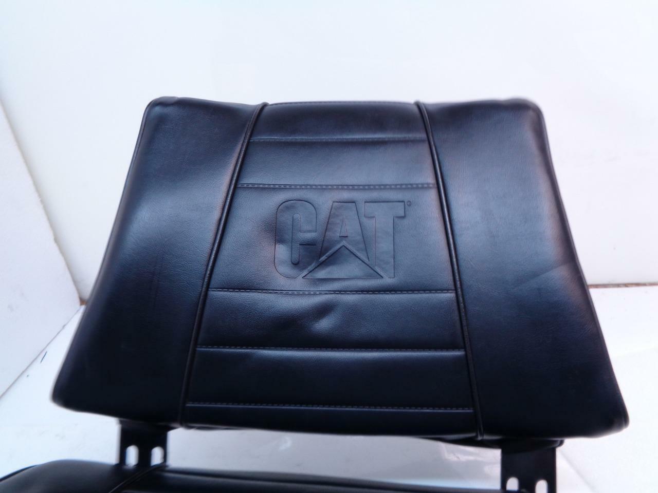 NEW GENUINE CAT INDUSTRIAL MULTI TERRAIN LOADER BLACK VINYL CUSHION SEAT SR