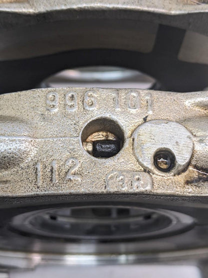 1998 PORSCHE 911 CRANKSHAFT BEARING CASE/CARRIER 9961011123R USED 996BGL2