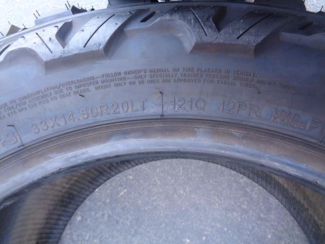 FURY COUNTRY HUNTER M/T LT 33 14.5 20 121Q LRF 12PLY TIRE FCHF33145020