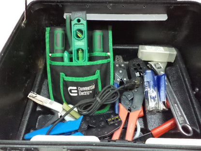 CHICAGO CASE ENGINEER ELECTRO MECHANICAL CONTRACTOR TOOL KIT INCOMPLETE SR