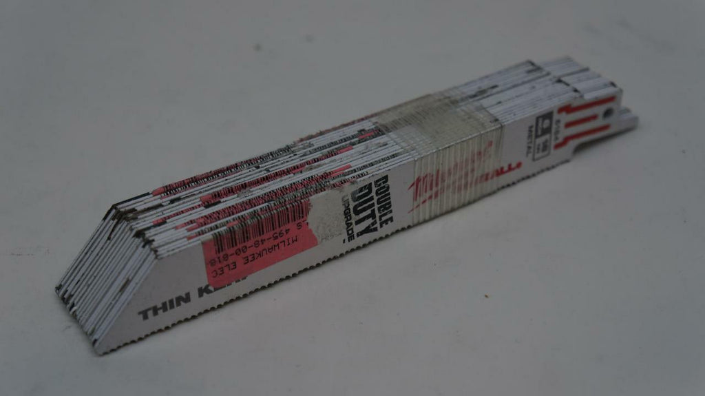 NEW 10 PACK OF MILWAUKEE 12 INCH SAWZALL BLADES 8 TPI, 5711 SP2T1