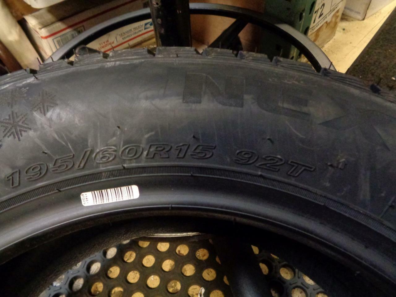 1 NEW NEXEN WINGUARD ICE PLUS 195 60 15 92T XL TIRE 16140NXK