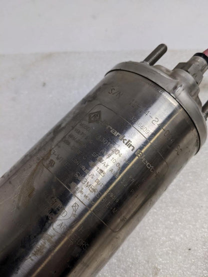 FRANKLIN ELECTRIC 2243019204 4" SUBMERSIBLE WELL MOTOR 3-WIRE 2HP 230V NEW H2