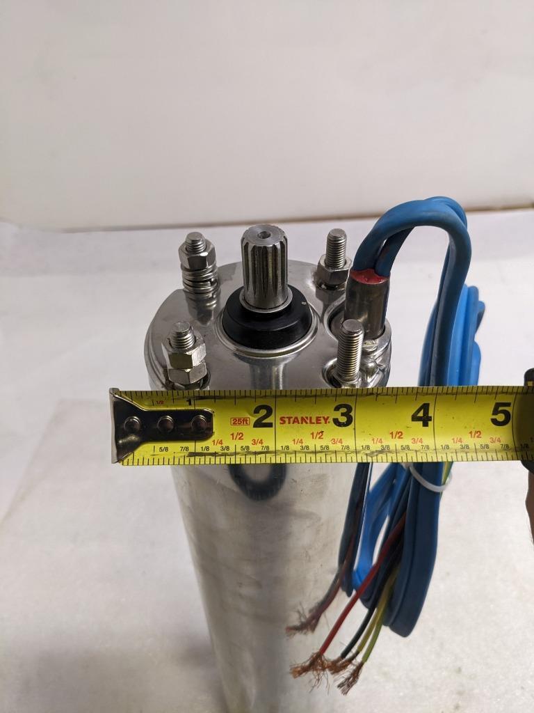 PENTAIR SUBMERSIBLE 4" MOTOR 3-WIRE 2HP 1-PHASE 230V 60HZ NEW H1