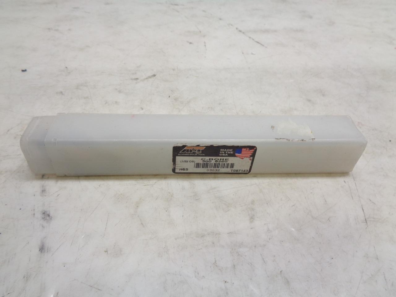 NEW ALVORD-POLK CAPSCREW COUNTERBORE STANDARD 03032 58" 4 FLUTE R22T6BM2