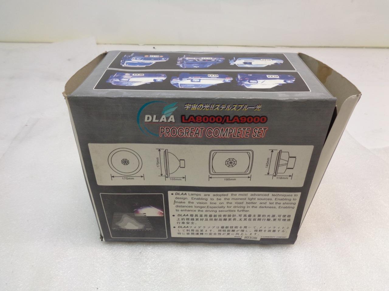 NEW DLAA LA8000 12V 55W/60 195X140X118MM RECTANGULAR FOG LIGHT SR