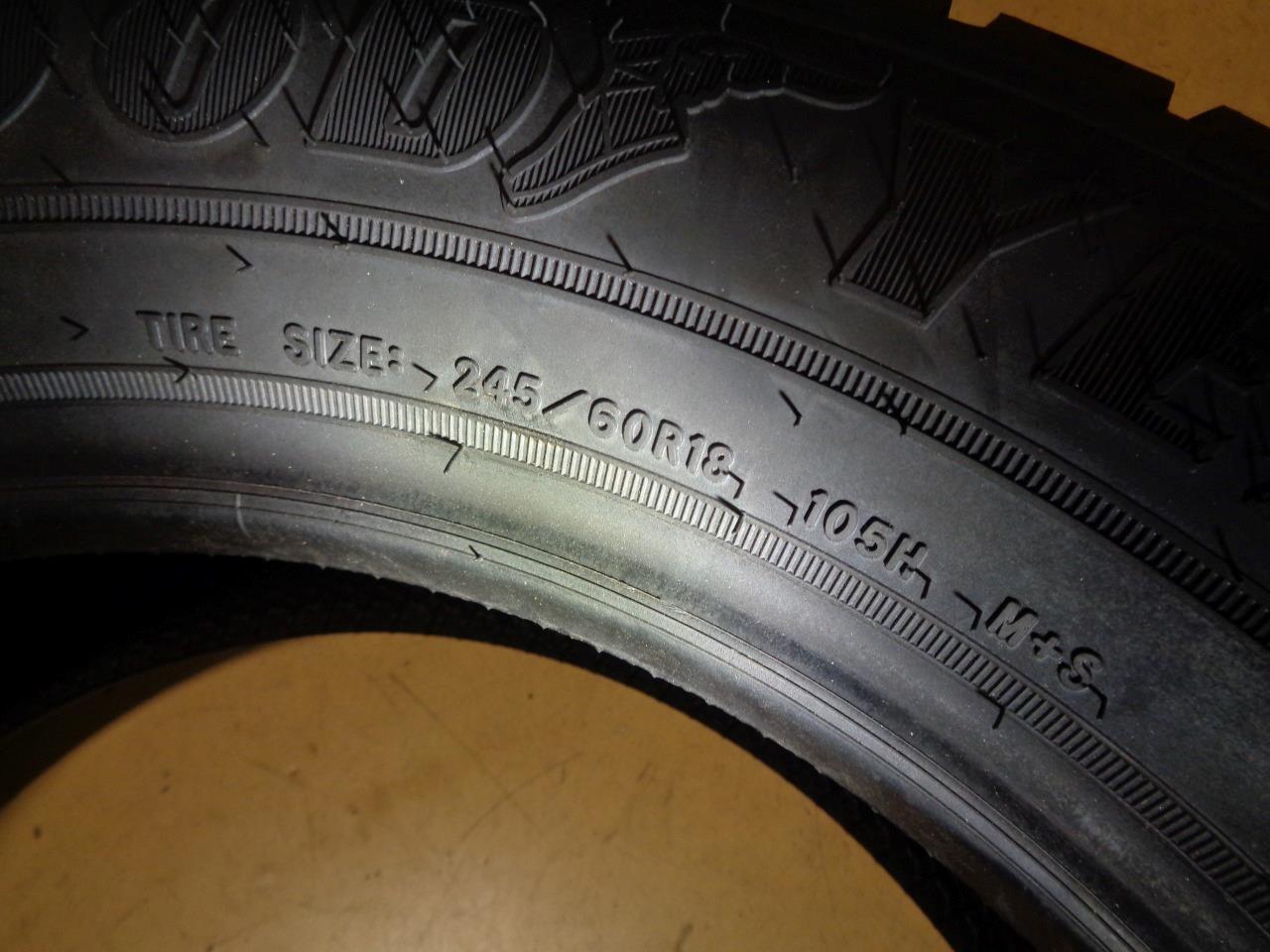 2 GOODYEAR WRANGLER STEADFAST HT P 245 60 18 105H SL TIRES 269023969  BQ4