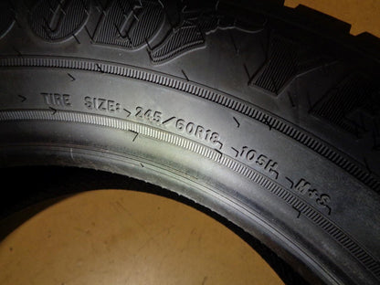 2 GOODYEAR WRANGLER STEADFAST HT P 245 60 18 105H SL TIRES 269023969  BQ4