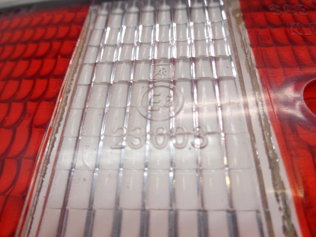 GENUINE BOSCH PORSCHE 911 930 TAIL LIGHT LENS (RIGHT) R21