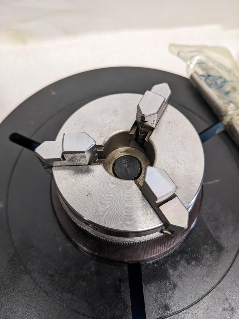 JINSLU BY-10 MINI WELDING POSITIONER 110V W/ 3 JAW LATHE CHUCK NEW BSR3.1