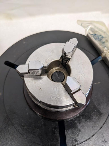 JINSLU BY-10 MINI WELDING POSITIONER 110V W/ 3 JAW LATHE CHUCK NEW BSR3.1