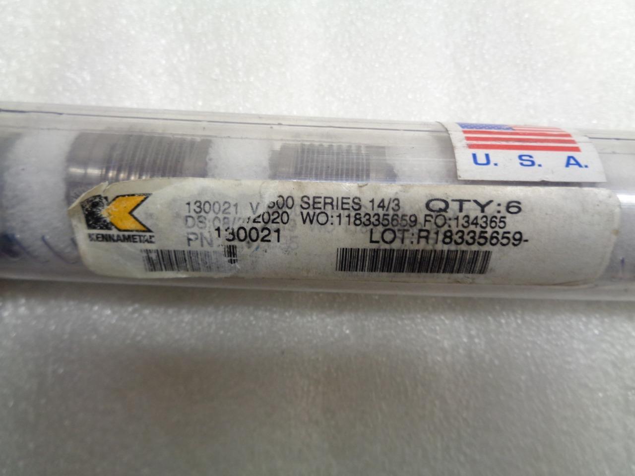 NEW KENNAMETAL 3/4" BALANCEABLE ROUND LOCKNUTS V 8500 SERIES 130021 R22T5