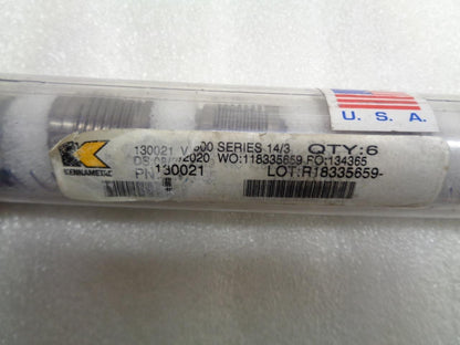 NEW KENNAMETAL 3/4" BALANCEABLE ROUND LOCKNUTS V 8500 SERIES 130021 R22T5