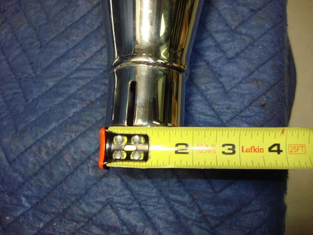 2 NEW CHROME 30" MOTORCYCLE SILENCERS PN 400499 R16