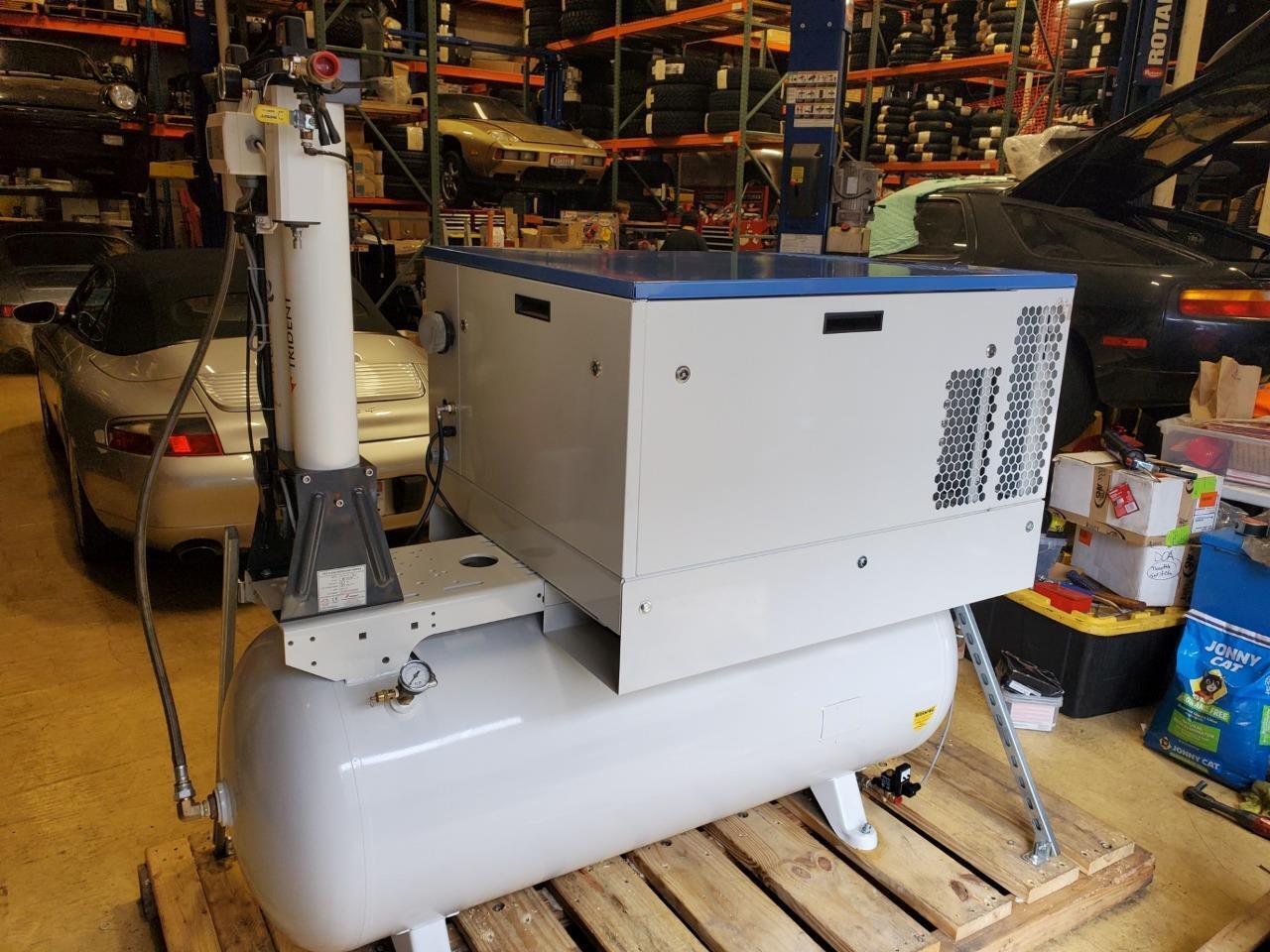 Powerex Whisper Air STES0754 Oil Less Scroll Air Compressor Drier 23scfm 120G