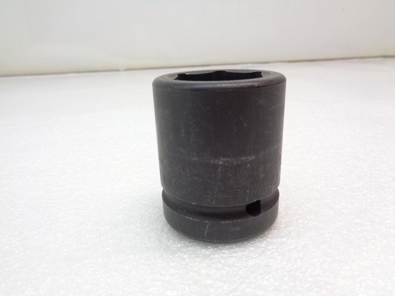 NEW WILLIAMS 7-644/7M-635 1-3/8"/35mm 6 POINT IMPACT SOCKET 1" DRIVE R22