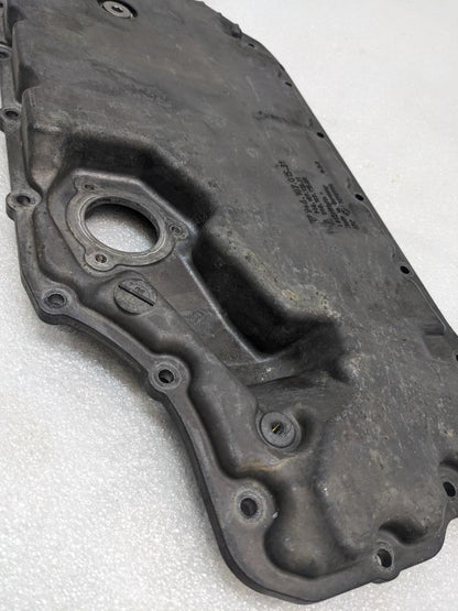 PORSCHE MACAN 15-18 TURBO ENGINE LOWER OIL PAN 94610701531 USED R24