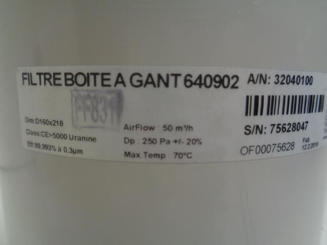NEW CAMFIL FILTRE BOITE A GANT 640902 (GLOVEBOX FILTER) 32040100 R6TF