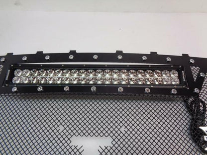 T-REX GRILLES 3PC BLACK TORCH GRILLE FOR NISSAN TITAN 16-19 20" LED LIGHT BAR