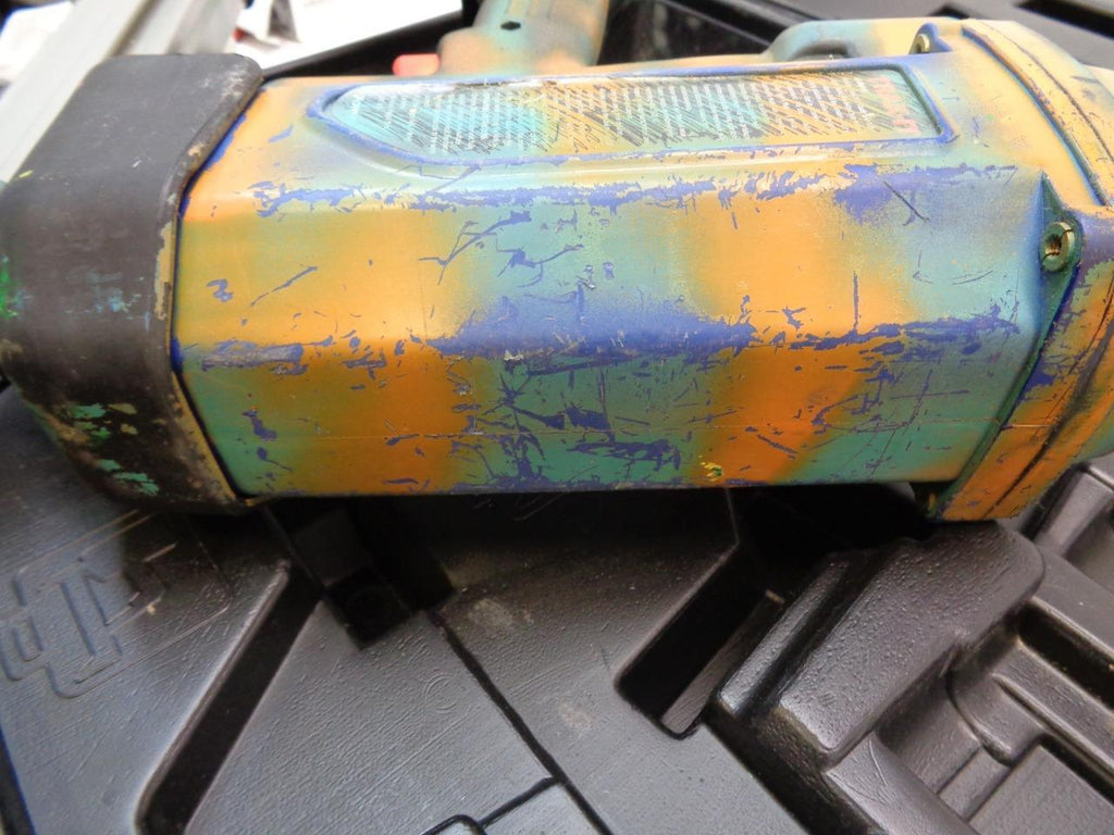 USED BLUE POWERS TRAK IT GAS NAILER 55011 C3 WITH EYE WEAR BSR35