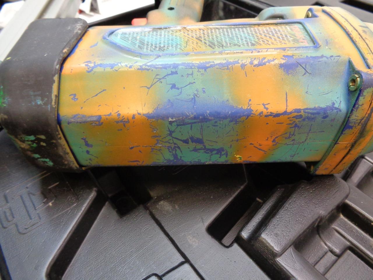 USED BLUE POWERS TRAK IT GAS NAILER 55011 C3 WITH EYE WEAR BSR35