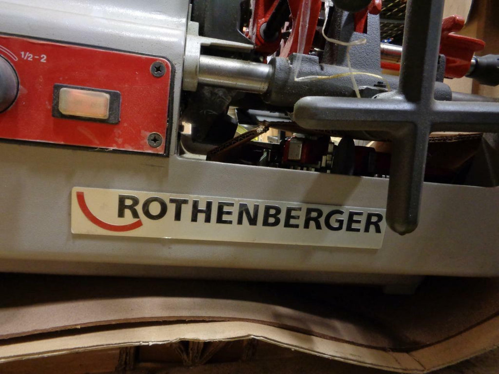 1 NEW ROTHENBERGER SUPERTRONIC 4 SE 4" THREADING MACHINE 230V 63006