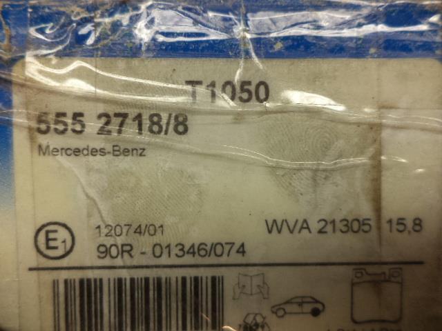 NEW PAGID REAR BRAKE PADS FITS 2005-2010 MERCEDES BENZ SLK55 AMG T1050 R5TA