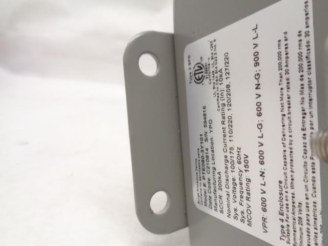NEW EATON INNOVATIVE TECHNOLOGY SURGE PROTECTIVE DEVICE PTE080-3Y101 R27