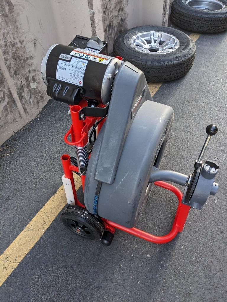 RIDGID K-750 DRUM DRAIN CLEANING MACHINE KIT 115V 200FT 200RPM 3/4"X100' NEW B2
