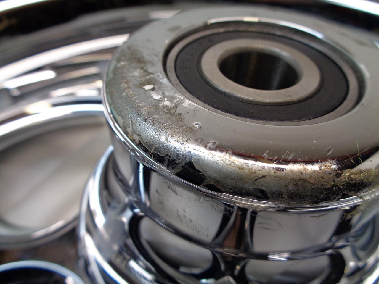 RC COMPONENTS CHROME SAVAGE 16" FRONT WHEEL w/ METZELER ME88 ULTRA MT90B16 72H