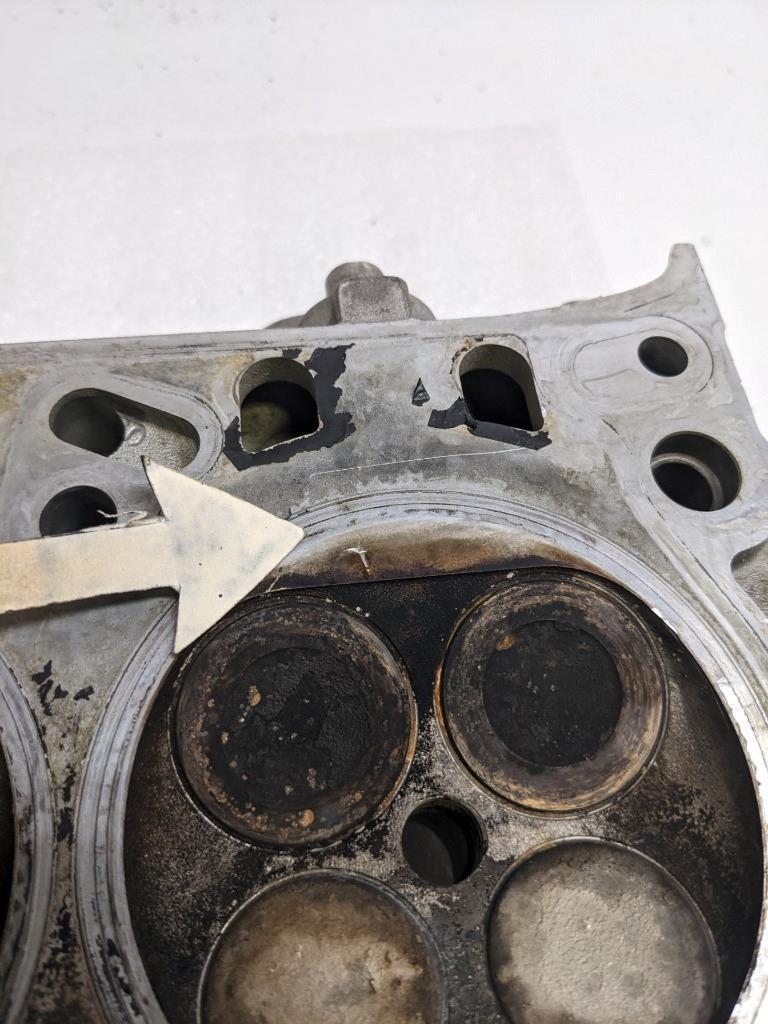 PORSCHE 948104104 LEFT ENGINE CYLINDER HEAD FOR 03-06 CAYENNE 4.5L USED #1 I2