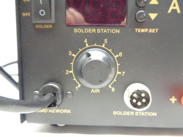 853D 3-IN-1 MULTI-FUNCTION SOLDERING IRON HOT AIR GUN AND DC SUPPLY R29