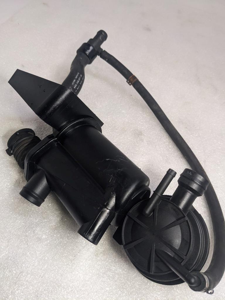 PORSCHE OIL SEPERATOR CRANKCASE VENT VALVE W TUBE 99610702355 USED 996BGL