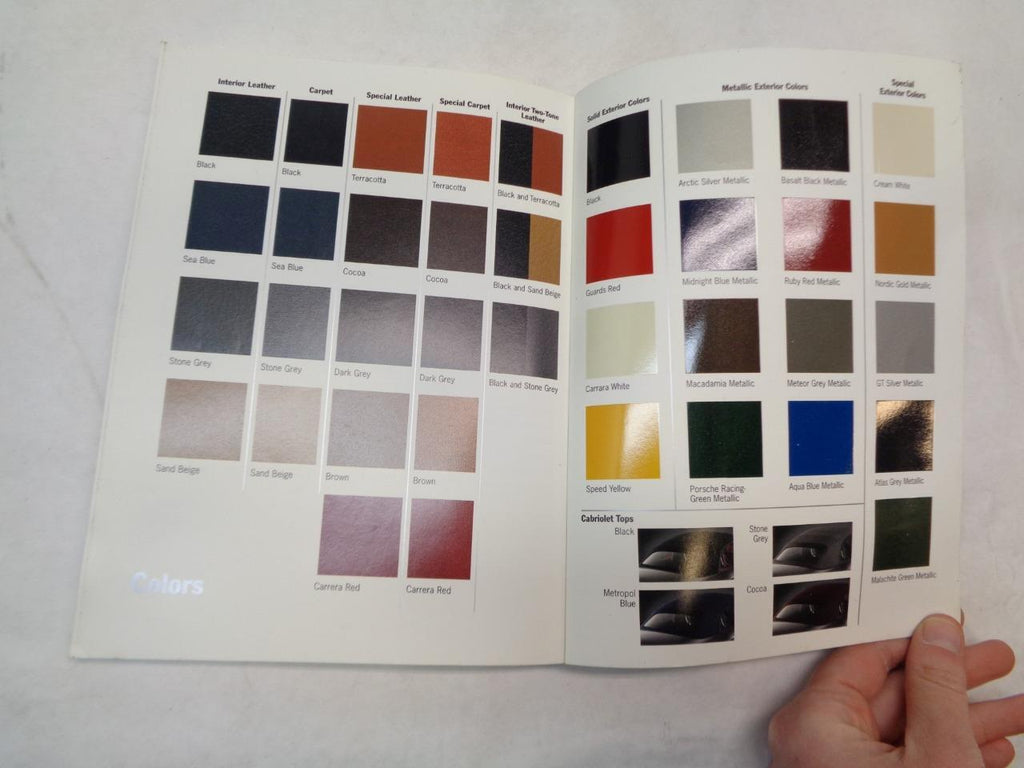 USED PORSCHE PAPERBACK BROCHURE "THE NEW 911" 2008 MKT 001 135 08 R25