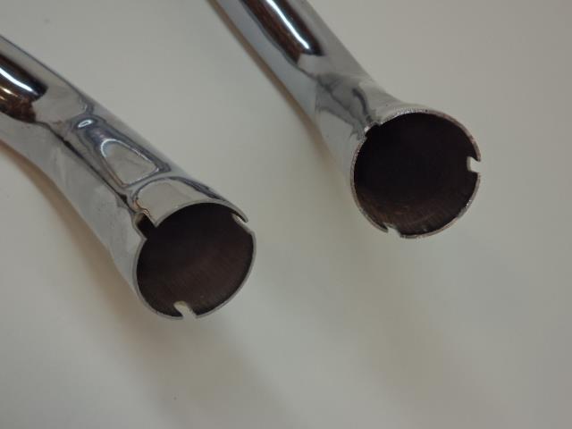2 NEW CHROME 2" DRAG PIPE EXHAUSTS FOR HARLEY FXST 84-99 AND FX 84-85 R16