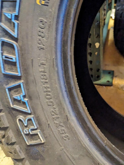 RADAR RENEGADE R7 M/T OWL LT 35 12.50 18 128Q LRF 12PLY TIRE RZD0159 CQ1