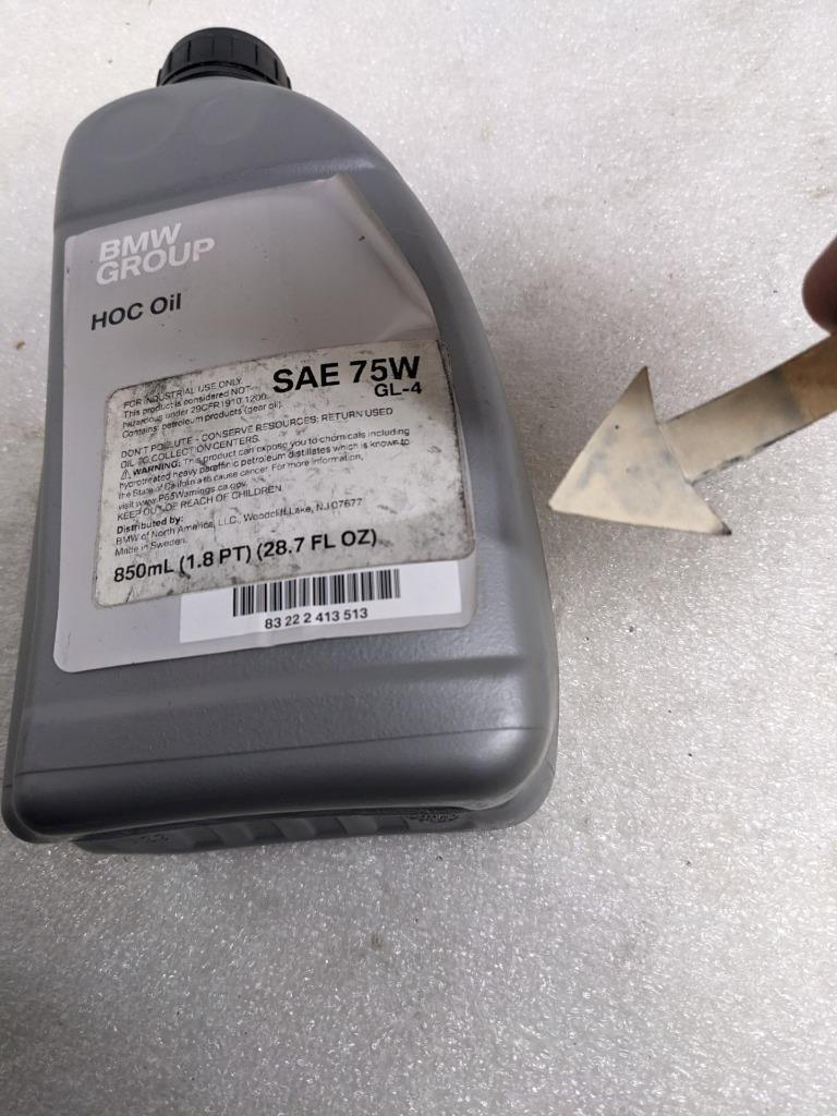 BMW GROUP 83222413513 HOC OIL 850 ML (28.7 FL OZ) FOR REAR AXLE NEW R13