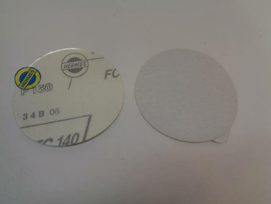 NEW 64 PACK OF HERMES SANDING DISCS 5 IN DIAM. 150 GRIT FC140 R7TB