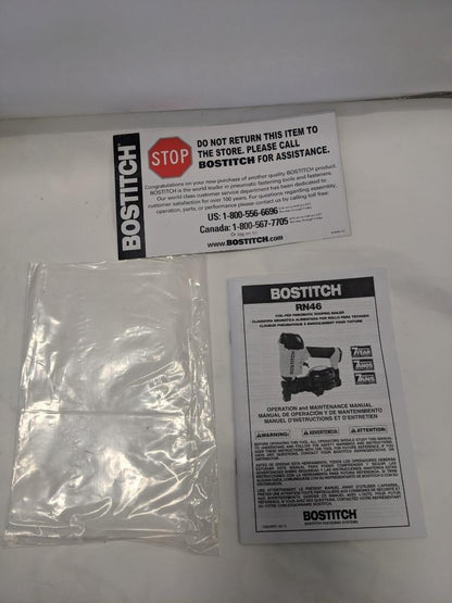 BOSTITCH PNEUMATIC COIL ROOFING NAILER RN46-1 BSR35
