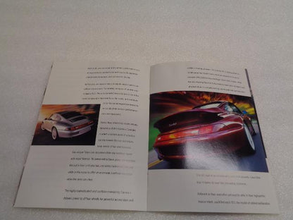Porsche 911 (993) Boxster (986) Brochure 1996 Edition USED GENUINE R25